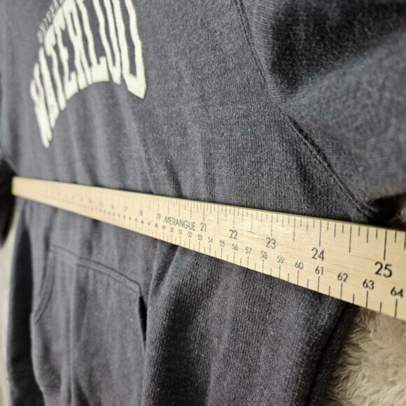 University Of Waterloo Hoodie College Sweatshirt Pullover (Measurement Photos) - Picture 4 of 10